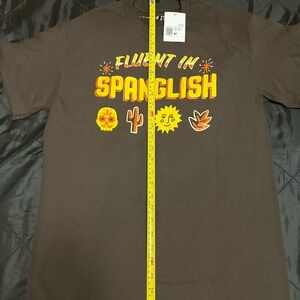 Men’ NWT ‘Fluent in Spanglish' Graphic T-Shirt